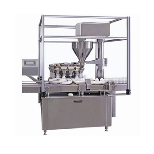 Automatic Rotary Vacuumatric Dry Syrup Filling Machine, For Pharma