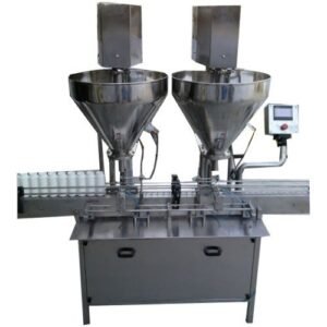 Double Head Auger Type Powder Filling Machine